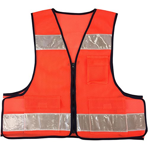 ワークスタイルエース 安全ベスト 防犯 パトロールベスト オレンジ #90853