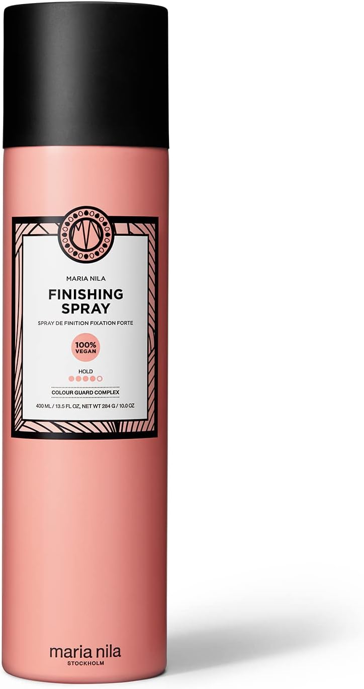 Maria Nila Finishing Spray, 400 ml, Hold 4/5, Antioxidant behoudt haarkleur, 100% Vegan & Sulfaat-/Parabenenvrij