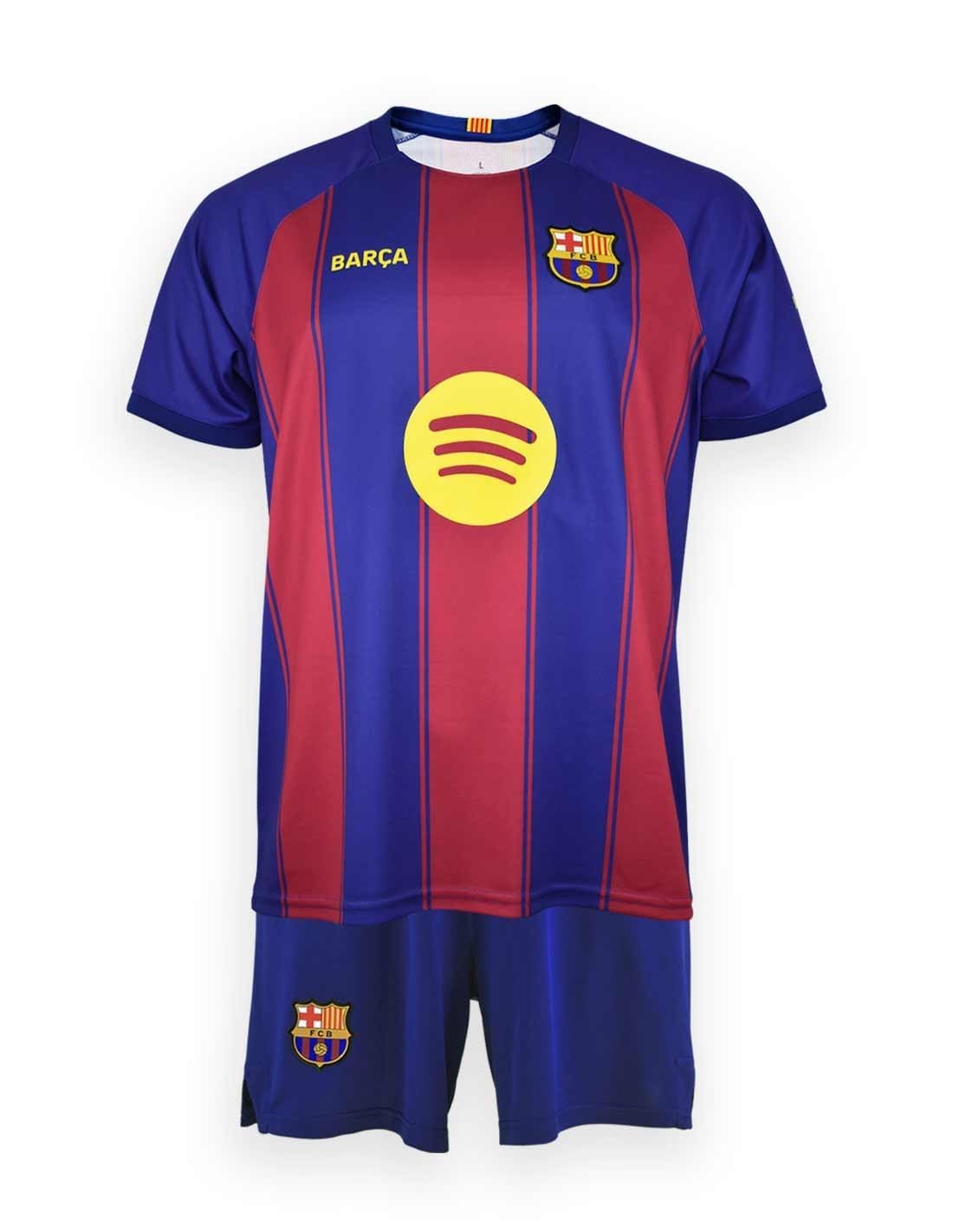 FCB FC Barcelona Set per Bambini – Maglia e Pantaloni Raphinha Nº11 – 1ª Equipaggiamento 25/26 – Replica Ufficiale – Taglia 12 Anni