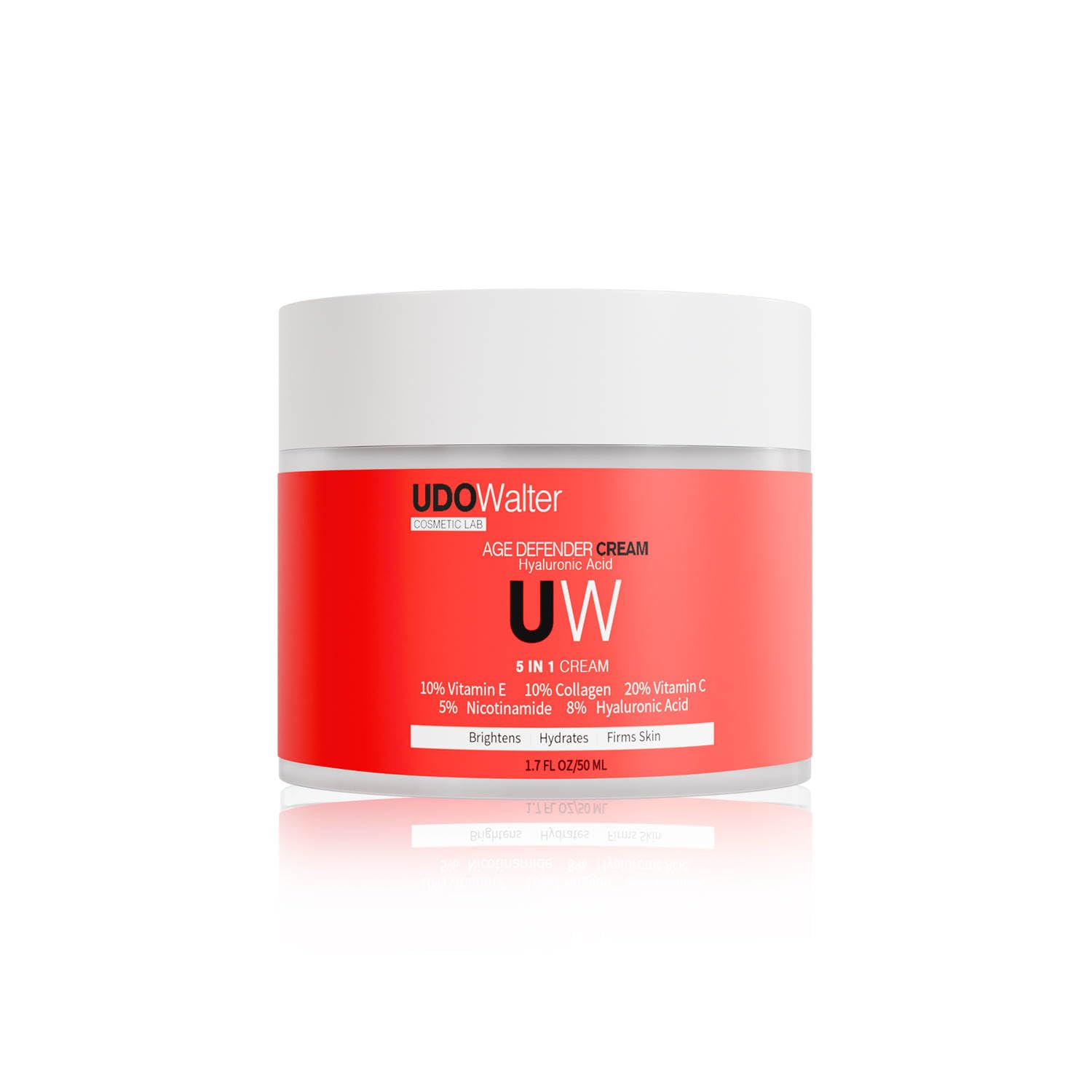 Age Defender Cream Crema hidratante facial mujer Vitamina C acido hialuronico Crema antiarrugas Crema antimanchas facial mujer crema de noche con colágeno