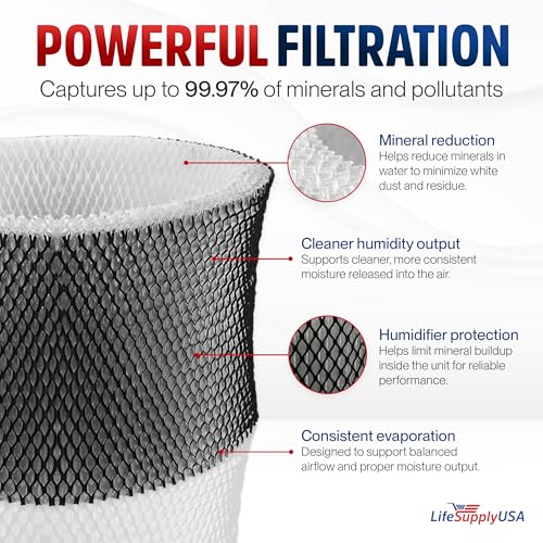 HWF62 Humidifier Replacement Wick Filter A for Bionaire Holmes Honeywell Sunbeam