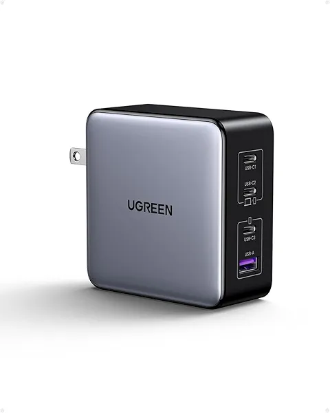UGREEN Nexode X 160W GaN USB C Laptop Charger, 4-Port PD 3.1 Foldable Fast Charging Block for MacBook Pro, Dell XPS, iPhone 17/16/15 Series, Galaxy S25/S24, Pixel 10/9, iPad Pro, Steam Deck