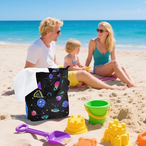 Bolsa de libros fluorescente y ligera con cremallera para la escuela 7