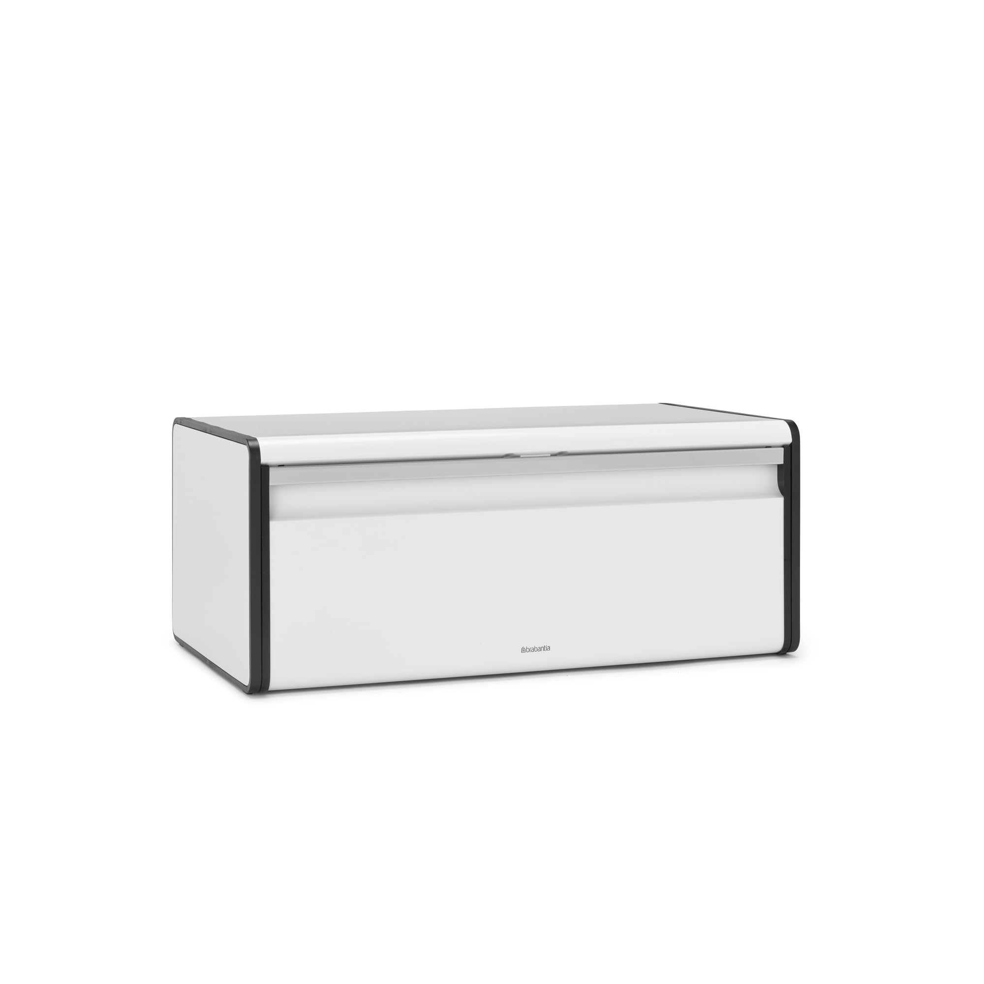 Portapane Brabantia Con Apertura A Ribalta E Chiusura Magnetica – Capiente Per 2 Pagnotte, Design Salvaspazio E Parete, Colore Bianco
