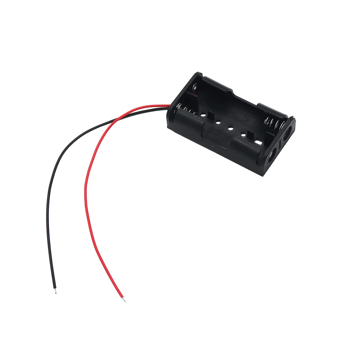 Electronic Spices 2PCS Black Plastic 2 x 1.5V AA Battery Box Case Cell Holder Spring Clip Wire Leads (B09V59R71Q) Amazon Price History, Amazon Price Tracker
