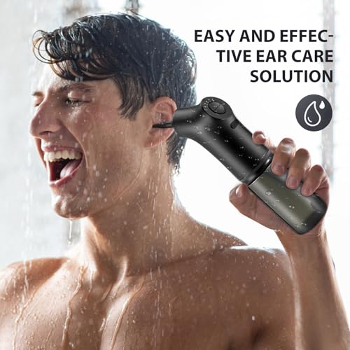 Ear Wax Vacuum Removal Kit, USB Charge Ear Wax Suction Remover, Reusable Water Powered Ear Cleaner, Electric Ear Irrigation Flushing Kit with 10 replacement Ear spout, 4 Modes Suitable for Adults Kids - Image 5