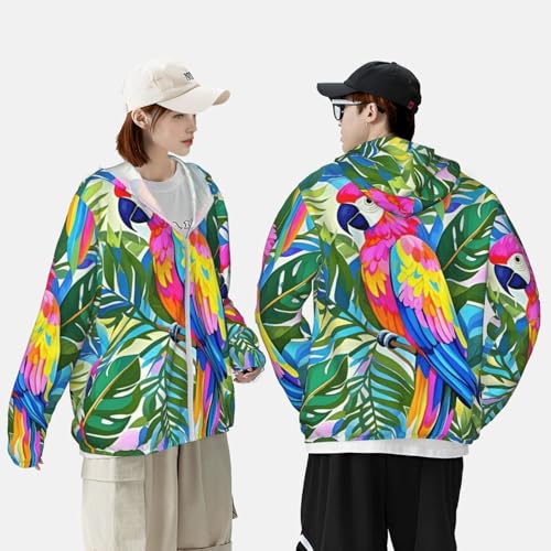 Vintage Floral Long Sleeve Hoodie for Women Men Sun Protection Jacket Hooded Lightweight UV Shirts for Hiking Cycling3