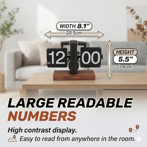 Reloj digital con giro automático y pantalla de alta legibilidad 6