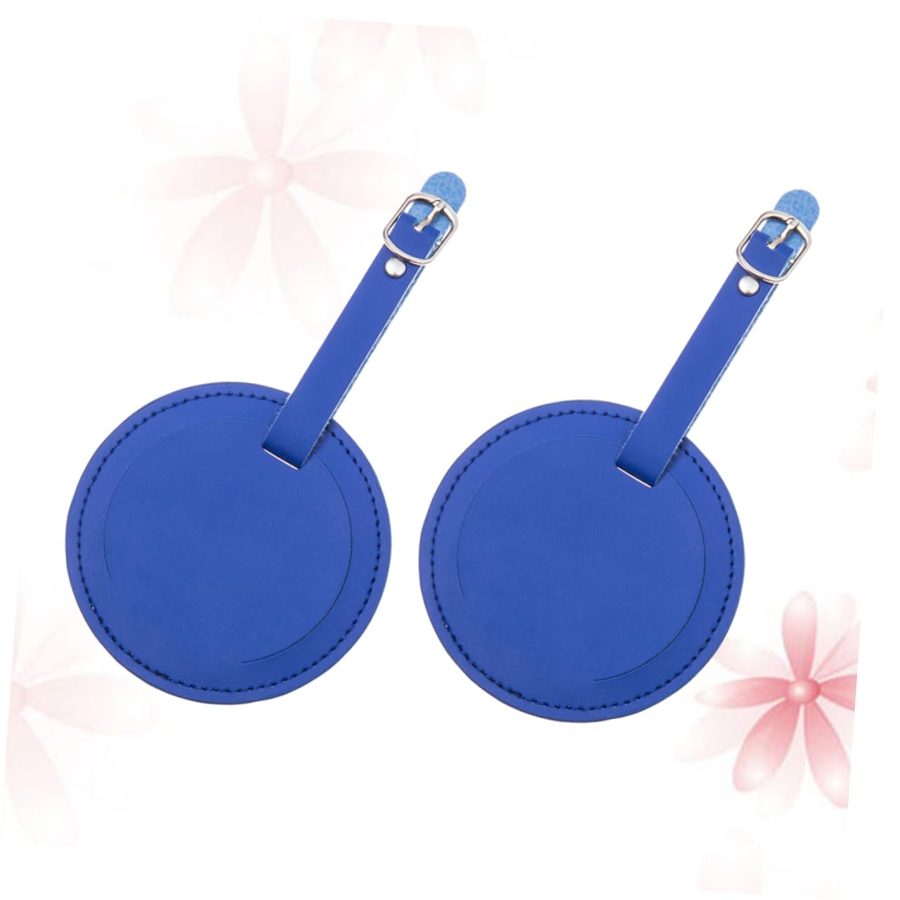 PACKOVE 10pezzi Etichette Id Pu Blu Per Valigie e Etichette Resistente Fibbia e Indirizzo Per Identificare Bagaglio