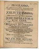 mantzel manta federn  Promotionsankündigung für Johann Peter Schmidt aus Rostock.