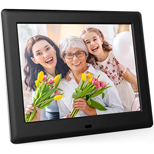 DBPOWER 8 Inch Digital Photo Frame, Electronic Picture Frame with HD IPS Display