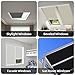 MaKefeile Motorized Skylight Shades Blinds Cellular Blackout Shades Blinds Support to Connect to Mobile APP, Alexa, Google Smart Devices(Custom Size Blue Sky)