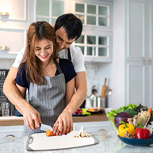 image for Fotouzy Extra Large Cutting Board Set of 3, BPA Free, Dishwasher Safe,