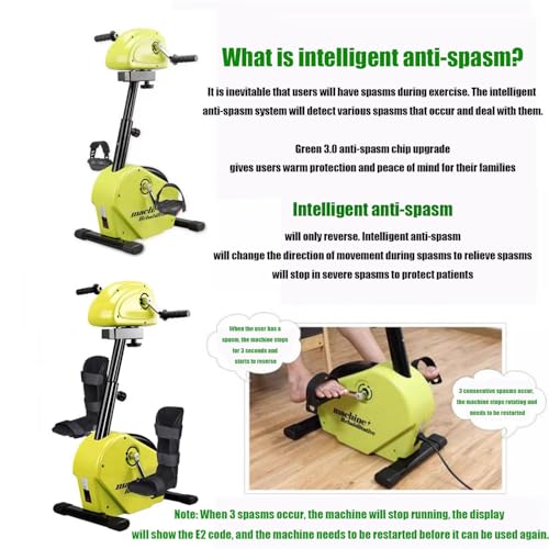 Image of Electric Pedal Exerciser for Seniors Handicap Disabled,Arm Leg Exerciser Rehab Equipment,Upper and Lower Limb Training Exercise Bike,Rehab Training,B