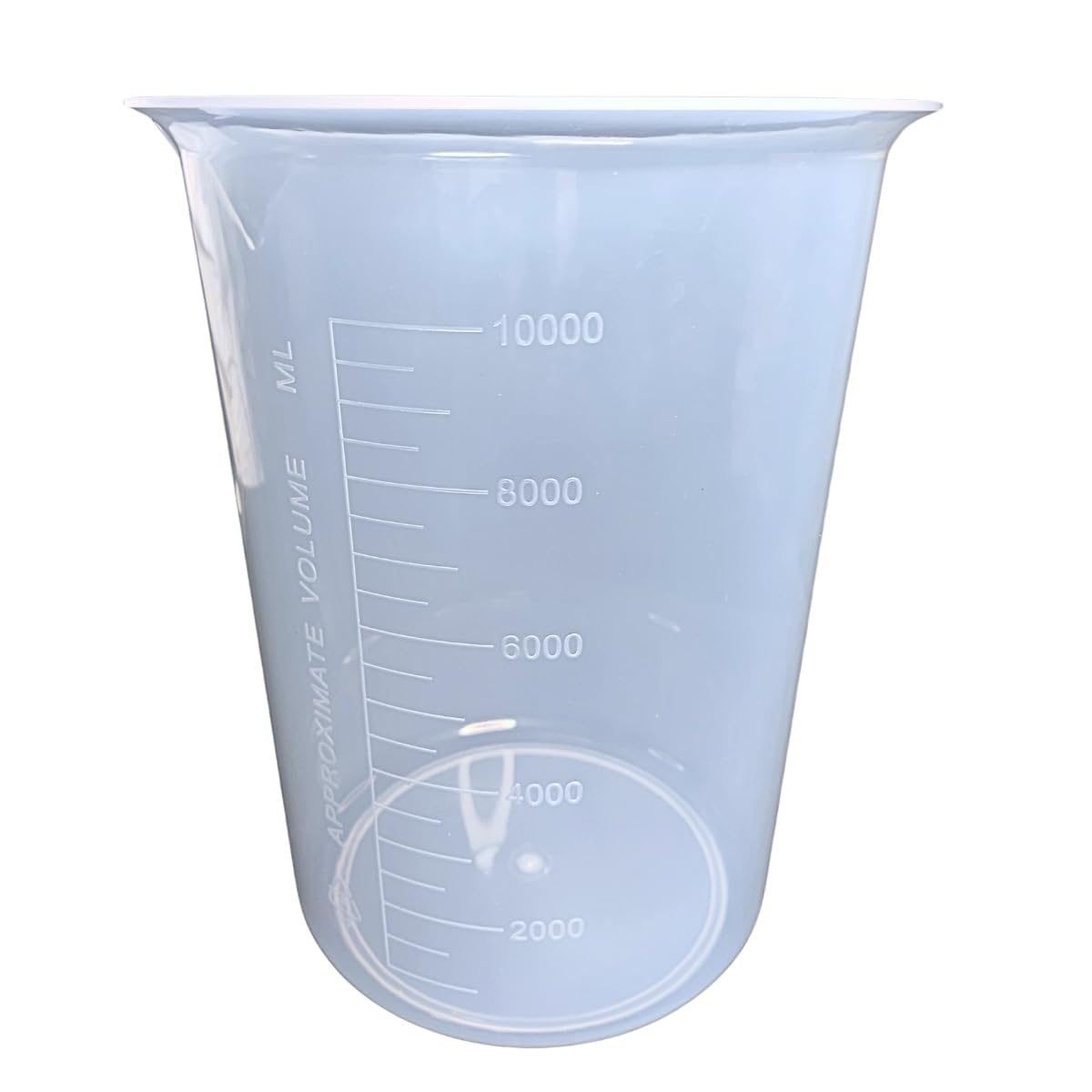 AANIJ® Beaker (Raised Graduation) Measuring Cup, Plastic Science Beaker Transperant 10000 ml OR 10 LTR for Measuring Liquid in Home | Laboratory | School (Pack of 1)-image-44