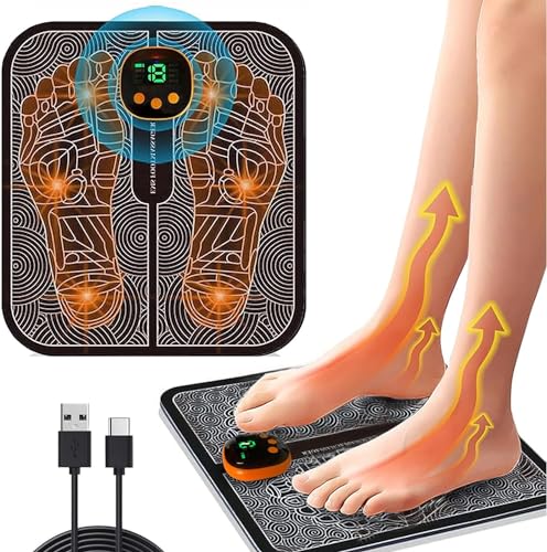 Massage des Pieds, Tapis électrique portatif de massage, EMS Foot Massage Pad,avec SME Technologie...