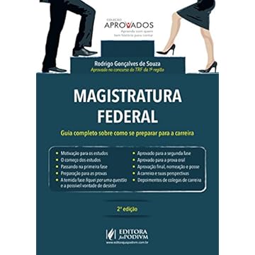 Capa do livro Magistratura Federal: Guia Completo Sobre Como se Preparar Para a Carreira