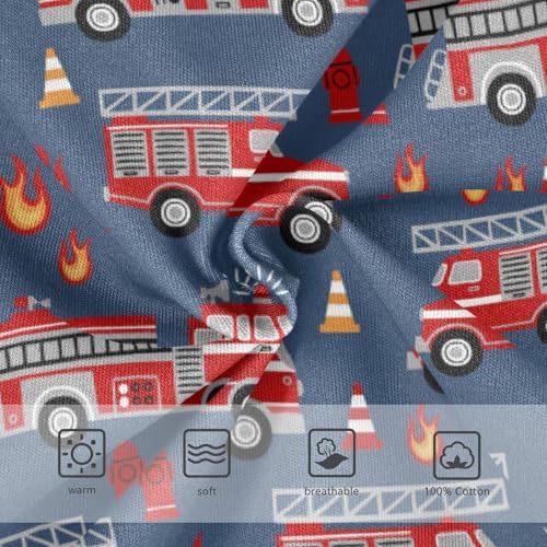Boys' Exclusive Briefs Toddler Underwear 95% Combed Cotton Boxerbriefs 2T Fire Truck Pattern Cars 103