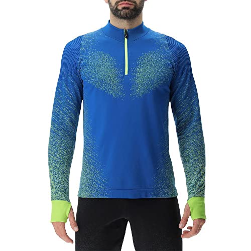 UYN Running Exceleration t-shirt long homme respirant à fermeture éclair