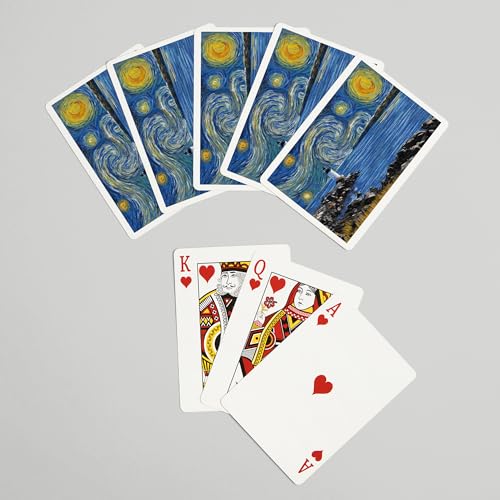 Juego de cartas Poker Salem Massachusetts Starry Night miniatura 7