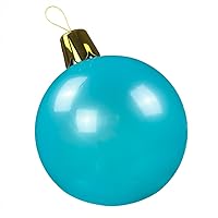 Vista 64 de Adornos inflables de Navidad – Bolas de Navidad de gran tamaño de 8", 17", 27" para patio exterior, césped, árbol - Decoración navideña para Rosa