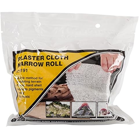 Woodland Scenics C1191 Plaster Cloth Roll 4-inch x 180-inch Cover