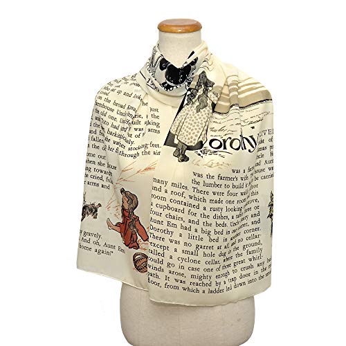 Universal Zone The Wonderful Wizard of Oz Chiffon Scarf, Light Scarf for Spring and Summer in Beige4