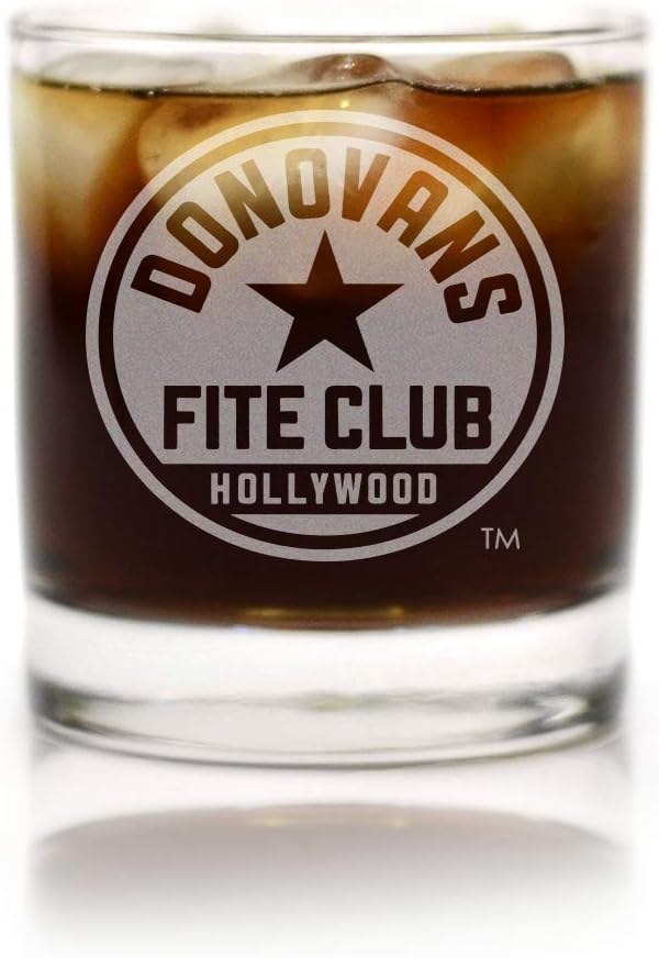 Ray Donovan Fite Club Whiskey Glass Officially Licensed Collectible Premium Etched By Movies On Glass 11 Ounces