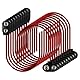 40 Pcs 9v Kabel Anschluss Batterie Clip Anschluss 9v Batterie Kabel Anschluss 9 V Batterie Adapter 9v Anschlusskabel für 9V Alkalibatterien Blöcke Spielzeugen Telefonen Beleuchtungskörpern