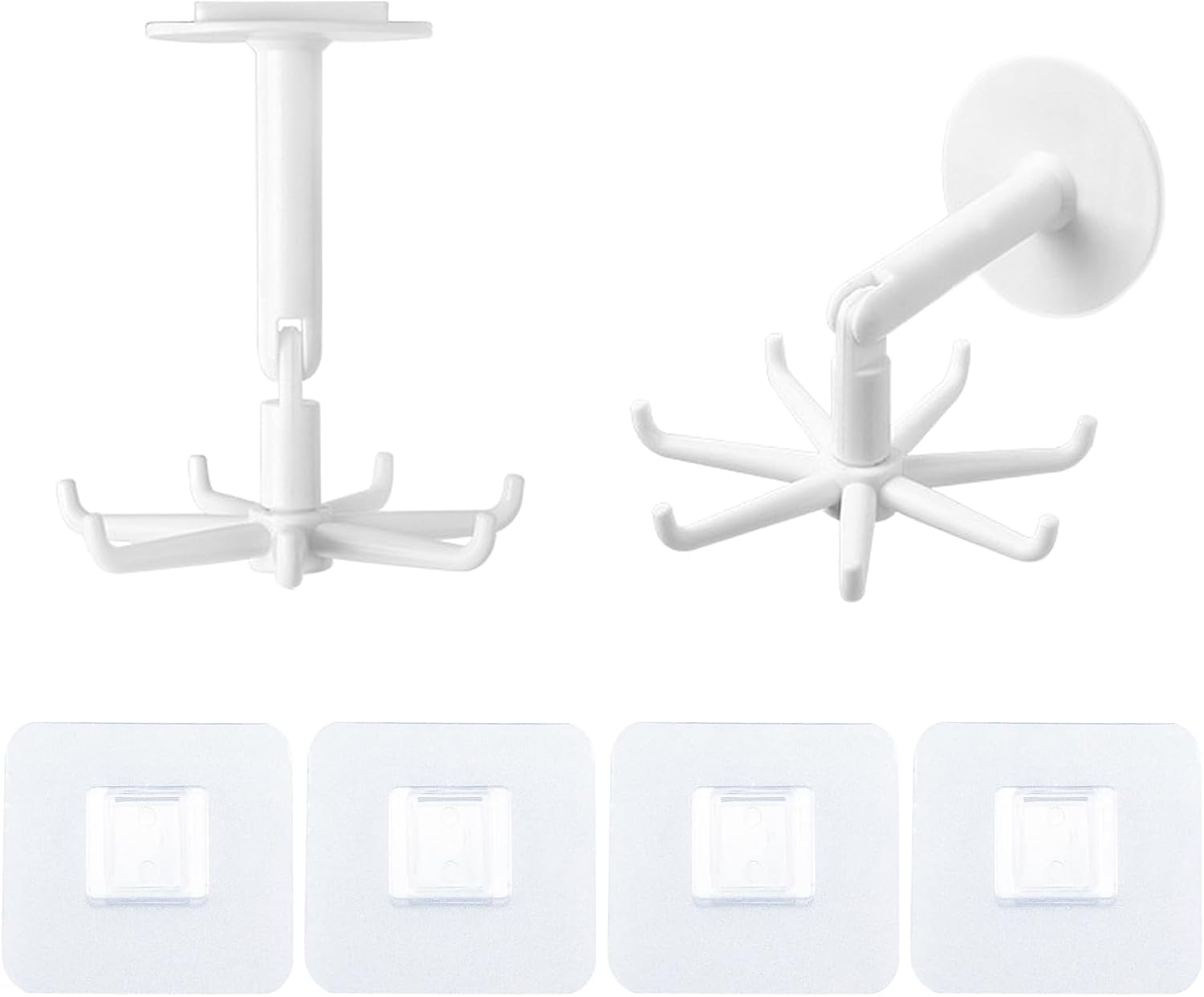 NORXUAZE Kitchen Wall Shelf Hooks,Under Kitchen