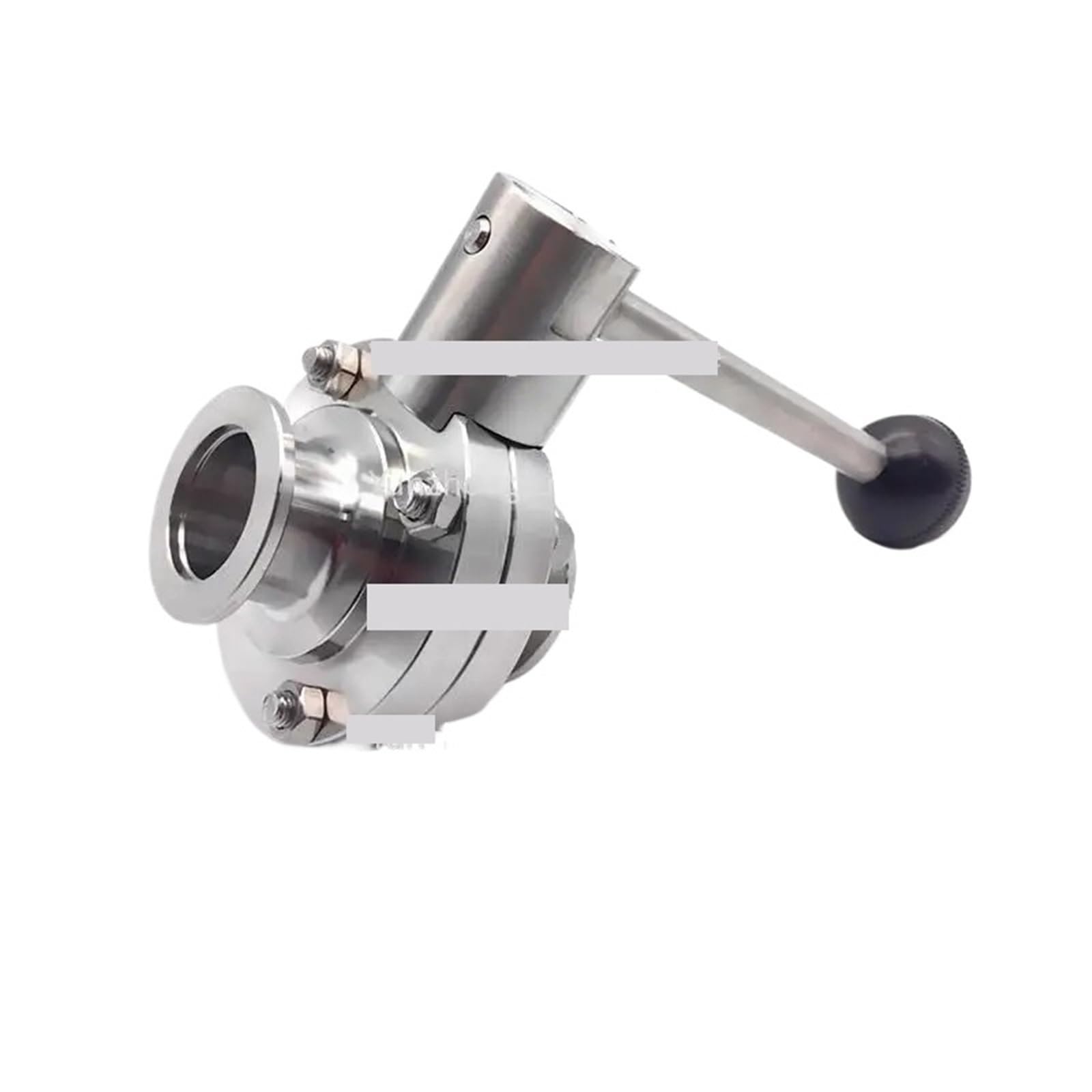1 sztuk 304 ze stali nierdzewnej KF16 KF25 KF40 KF50 Zawór motylkowy Ręczny Próżniowy Regulator przepływu cięcia (KF40)