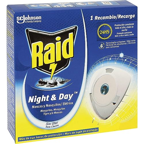 Raid Night & Day Mosche e Zanzare - 2 Ricariche