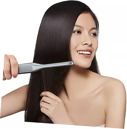 Miniatura 2 de Mikinona Herramienta de alisado y rizador de pelo de viaje, dispositivo de peinado compacto de mano para facilitar el rizado y alisar el