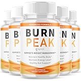 (5 Pack) Burn Peak Capsules, Official Burnpeak Pink Salt Pills with All Natural Ingredients, Advanced Health and Wellness Supplement with Premium Vitamins for Active Lifestyle Support (300 Capsules)