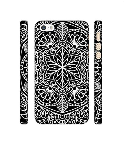 Image of Amazon Brand - Solimo Designer Rangolis 3D Printed Hard Back Case Mobile Cover for Apple iPhone 5 / 5S