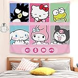 DKNmaoyi Tapestry Wall Hanging, Sanrio Tapestry Wall Decor for Bedroom College Dorm Room - 51.2 x...