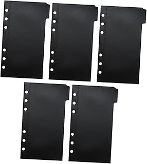 KICHOUSE 1 Conjunto De Pastas Blocos De Notas Clipes De Pasta De Plástico Recarga De Bolso Bolsa De Bolso Bloco De Notas Saco De Armazenamento Extra Grosso Orçamento Bolso Pp Com