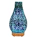 120ml Feux d'artifice aromathérapie Diffuseur, verre 3D Huile Essentielle Diffuseur Diffuseur d'arôme, Ultrasonic Humidifier avec brume fraîche, sans eau Auto-Off, calme et 7 LED couleur lumières, for