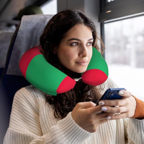 Almohada de viaje espuma viscoelástica tamaño único miniatura 6