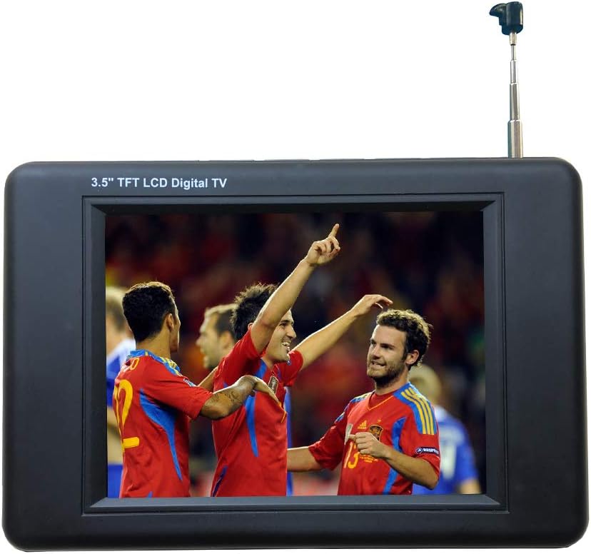 Chaowei DTV530 Portable ATSC Digital TV with 3.5" TFT LCD and Magnetic Base Antenna - Black