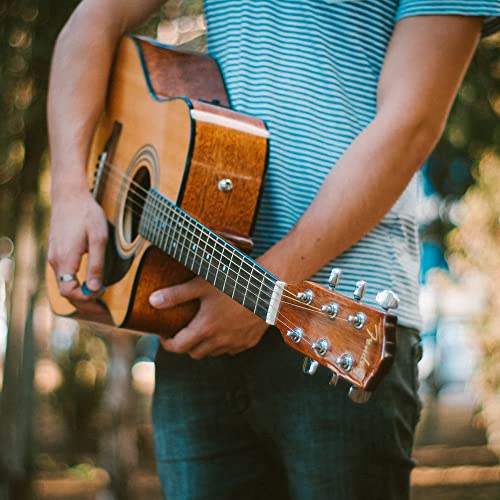Fender FA-125CE Dreadnought Acoustic Guitar, Natural Finish - Image 4