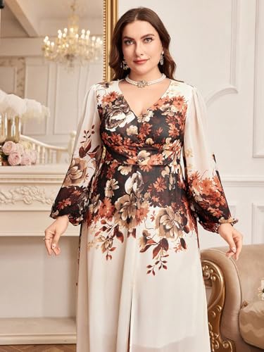 Image of TOLEEN Women's Plus Size Sequin Dress Luxurious Style Formal Cocktail Evening Party Maxi Dresses
