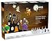 KREUL 42850 – Kit de Peinture pour fenêtre Monster Party pour Petites et Grandes créations, 5 x 80 ML, 80 ML chacune, Contour et veilleuse de 80 ML, 2 Films, 150 Pierres précieuses et modèles
