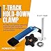 POWERTEC 71168-P2V T-Track Hold Down Clamp, 5-1/2