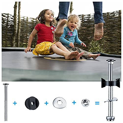 GIAK Lot de 10 Accessoires pour Trampoline pour Piquets de Trampolines Entretoises de Trampoline vis pour Fixation du Trampoline Convient pour Grand Trampoline et Petit Trampoline – Image 5