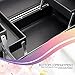 Ver Beauty Makeup Organizer, Cosmetic Travel Kit, Makeup Artist Supplies, 6-Tier Lockable Storage Box, Makeup Train Case, Aluminium Case, Lightweight & Portable Makeup Vanity (Black)