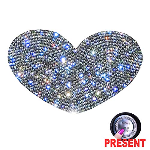 U&M Crystal Car Decal Auto Car Emblem Sticker Decoration Bling Bling Interior Accessories