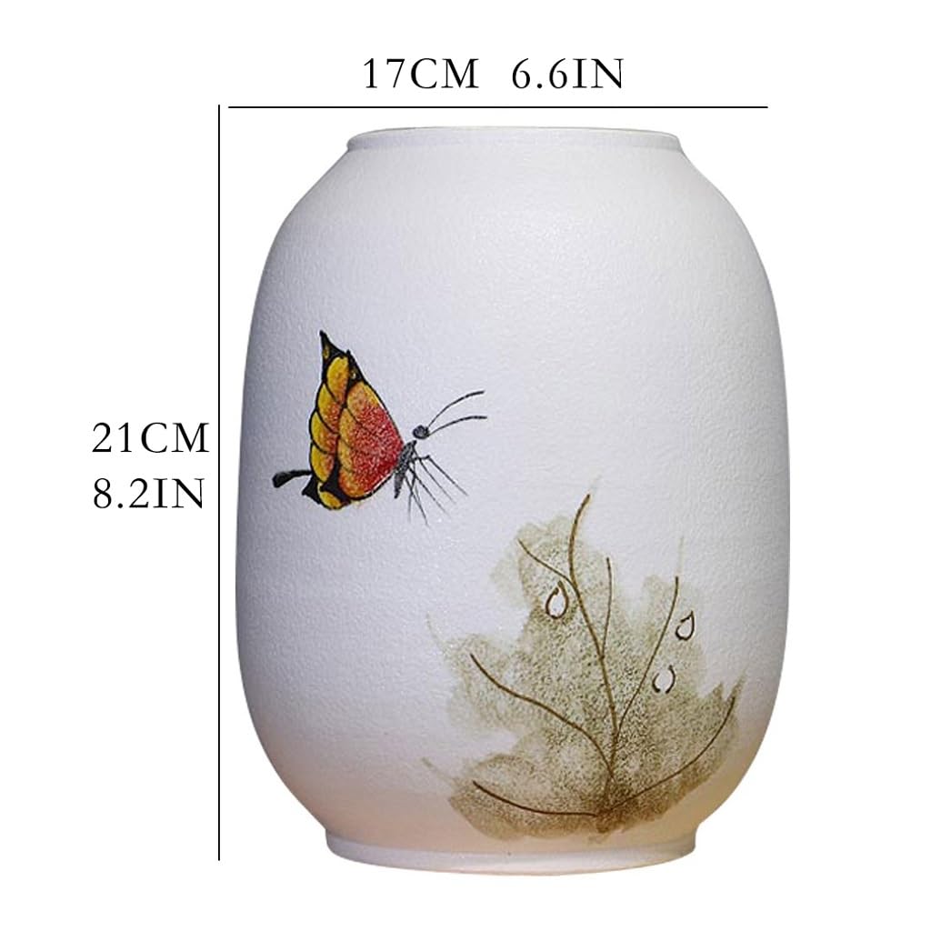 Wazon Nowoczesny chiński ceramiczny wazon Ornament prosty domowy stół do pokoju dziennego wazon wejście dekoracja szafki na wino Dekoracje domu
