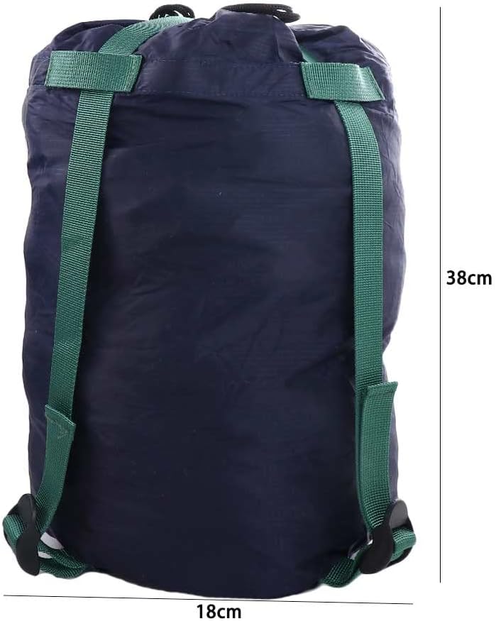 Vctitil Nylon Compression Stuff Sack Sleeping Bag Storage Bag Keep Warm Storage Bag Ultralight Outdoor Camping Compression Pack Outdoor Bivvy - Image 2