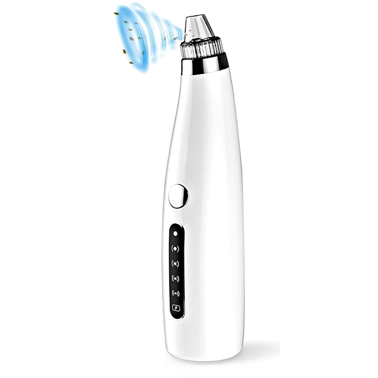 Aspirador facial eléctrico para poros – Aspirador de poros para eliminar puntos negros, limpiador de poros faciales, herramienta de succión de puntos negros, herramienta extractora de puntos blancos